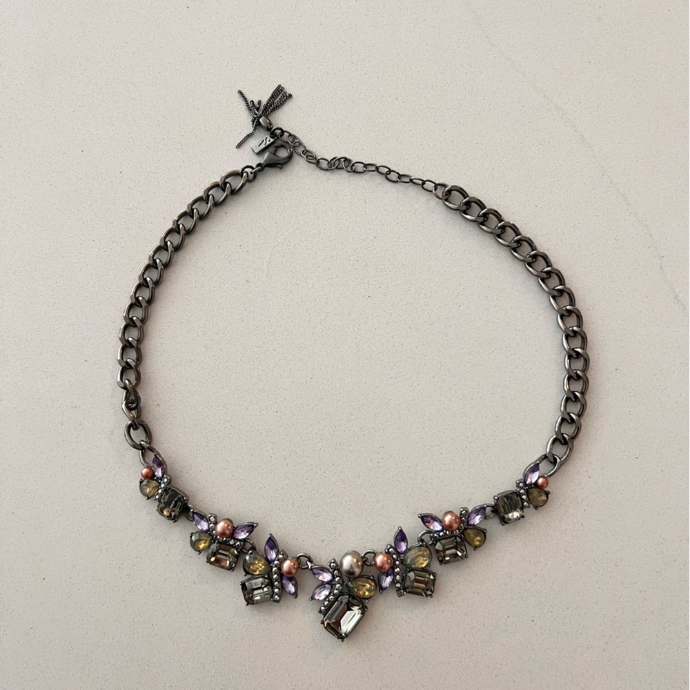 Elegant Multi-Color Gemstone Necklace